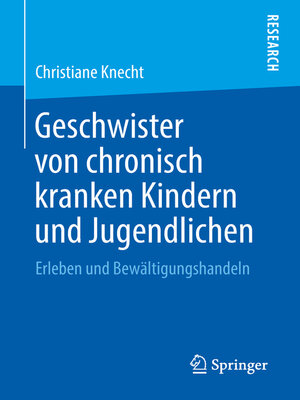 cover image of Geschwister von chronisch kranken Kindern und Jugendlichen